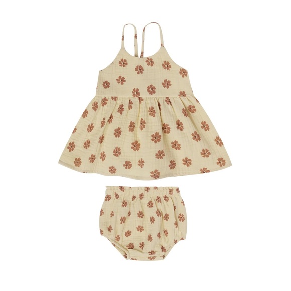 NWT Rylee + Cru Zenni Set in Lemon Size 6-12M - Picture 1 of 6